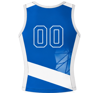 Maillot de football bleu roi sans manches, uniforme sportif, tenue d'entraînement d'équipe, vêtements personnalisés, vêtements de performance - Product Image 2