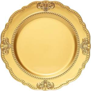 Assiette de Présentation Ronde de Luxe – Vaisselle Décorative pour Réceptions de Mariage, Banquets, Hôtels et Réceptions - Product Image 5