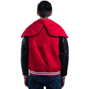 Wholesale Varsity Jacket Pain Blank Custom Logo Winter College Jacket Wool Good Quality <b>Men</b> Baseball Varsity Jacket - Product Image 4