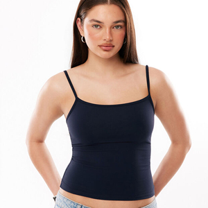 Camiseta sin Mangas Personalizada al por Mayor para Mujer, Nuevo Diseño, Estilo Moderno, Camiseta Corta Informal para Mujer - Product Image 5