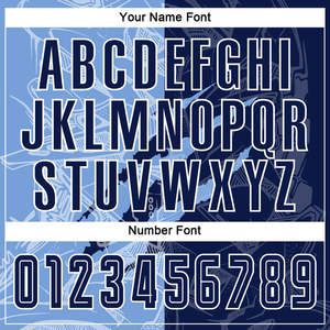 Custom Soccer Uniform Navy <b>Light</b> Blue Split Scratch Personalized Team <b>Name</b> Number Football Jersey Shorts Full Kit Men Youth - Product Image 5