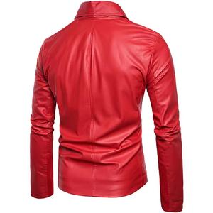 Custom Design Men Winter <b>Jacket</b> Breathable Comfortable Lightweight Wholesale Streetwear Men Leather <b>Jacket</b> - Product Image 2