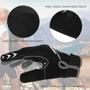 Gants de VTT personnalisés respirants avec rembourrage pour une meilleure adhérence – Équipement de cyclisme extérieur – Exportation Pakistan - Product Image 6