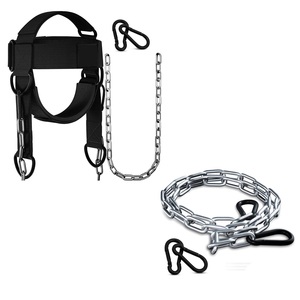 Harnais de musculation robuste pour la tête et le cou avec sangle réglable, prix usine OEM, pour fournisseur d'équipements de gym - Product Image 6