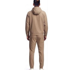 Ensemble coupe-vent classique pour homme, veste et pantalon respirants, conçus pour le fitness, la marche, la randonnée et l'usage quotidien décontracté - Product Image 2
