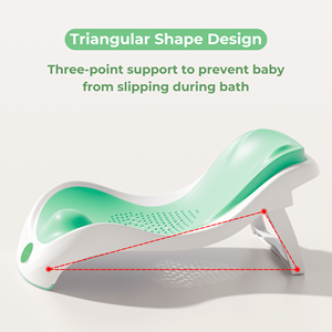 Polka Tots Tiny Tubsy Baby Bather Support de bain nouveau-né-Vert - Product Image 3