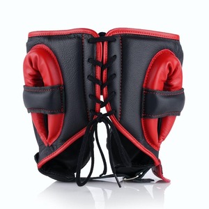 Protège-tête de boxe sur mesure OEM, fabriqué en cuir de vachette 100% véritable, avec couleurs personnalisées, pour l'entraînement aux arts martiaux pour adultes - Product Image 5