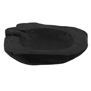 Bol en bois de teck artisanal en forme de feuille, vente en gros |   Bol à fruits au fini naturel - Product Image 3