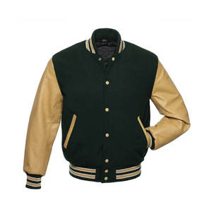 Chaqueta Bordada para Hombre, Talla Grande, Chaqueta de Cuero Personalizada con Letras, Chaqueta de Béisbol, Chaqueta Bomber, Chaquetas Varsity para Hombre - Product Image 2