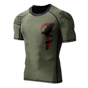 เสื้อแรชการ์ดสั่งทำพิเศษสำหรับทุกเพศ OEM ซับลิเมชั่น UPF 50 ป้องกันรังสียูวีสำหรับดำน้ำ ผ้าโพลีเอสเตอร์รัดรูป ขายส่งจากโรงงาน OEM - Product Image 1