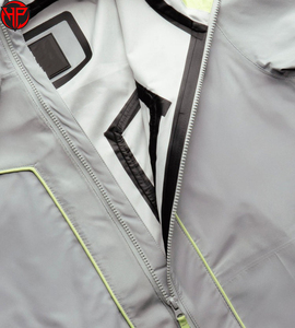Men's Waterproof Windproof Breathable Hooded Rain Jacket Quick Dry Hard Shell Outerwear <b>for</b> Hiking <b>Camping</b> Travel Jacket - Product Image 5