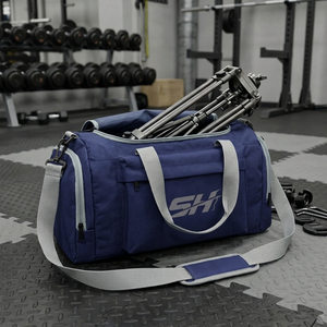 Large Capacity Sports Gym <b>Bag</b> Water Resistant Material Multiple Pockets For Fitness Gear Athletes Training Equipment Carrier - Product Image 6