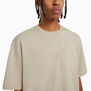 Camiseta Extra Grande para Hombre, Color Sólido, Manga Corta, 100% Algodón Jersey, Corte Casual, Diseño con Logotipo Frontal - Product Image 3