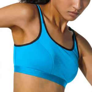 Soutien-gorge de sport dos nageur pour femme, maintien moyen, respirant, pour fitness, yoga et activités sportives, noir - Product Image 5