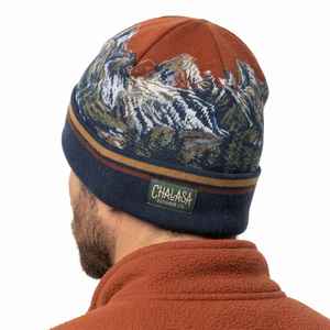 Bonnet unisexe vintage en jacquard avec lettres anglaises contrastées, 100 % polyester, réversible, chaud, pour l'automne et l'hiver, vente en gros OEM - Product Image 5