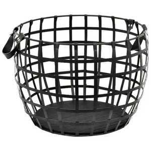 Tall Cylindrical Black Metal Wire Storage <b>Basket</b> Minimalist Iron <b>Mesh</b> Umbrella Stand Laundry Hamper for Entryway Home Office - Product Image 5