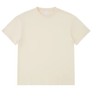 Camiseta de Verano de Manga Corta para Hombre, Tejida, de Alta Calidad, 240 g/m², 100% Algodón Orgánico, Transpirable, Estilo Vintage, Talla Grande - Product Image 4