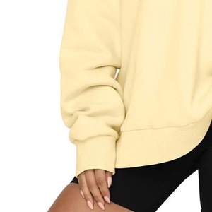 Nuevas sudaderas con capucha y sudaderas de manga larga para mujer, con diseño moderno y personalizado, con media cremallera, a bajo precio. - Product Image 5