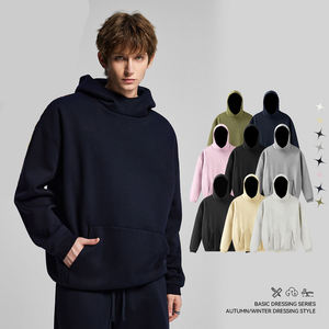 เสื้อฮู้ดดี้ผู้ชาย ผ้าฝ้ายเนื้อดี สไตล์คนเมือง แบรนด์ส่วนตัว รับผลิตแบบ OEM ขายส่ง ผู้ผลิตเสื้อผ้าจากสหรัฐอเมริกา - Product Image 5