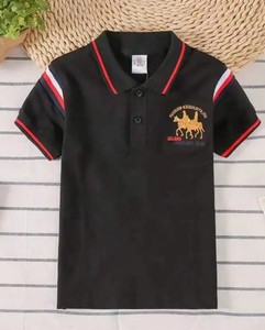 Camisetas Polo de Manga Corta Estampadas Casuales para Bebés Niños, Verano, Poliéster/Algodón, Venta al Por Mayor a Precio de Fábrica - Product Image 6