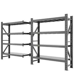 Estanterías de Almacenamiento de Hierro Multicapa para Trabajo Ligero, Estantes Industriales Ajustables para Almacén, Estante de Metal de Acero Reforzado - Product Image 1