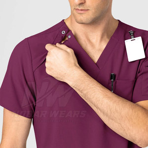 Camiseta Médica de Alta Calidad para Hombre, Uniforme para el Sector Salud, Hospital, Clínica, Laboratorio, con Opciones de Color Personalizadas - Product Image 4