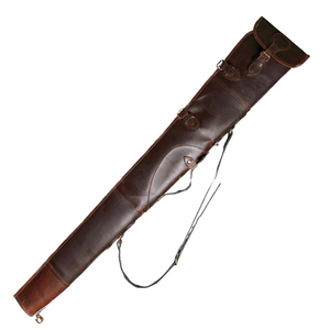 Sac à fusil en cuir vintage imperméable, cuir véritable de haute qualité et sac à fusil en cuir imperméable professionnel sur mesure - Product Image 1