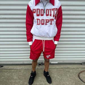 Two Piece Shorts Set Hoodie Unisex Track Suit New Fashion Zip Lightweight Windbreaker <b>Jacket</b> Low Waist 100% Cotton - Product Image 6