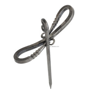 Pince à cheveux viking viking personnalisée médiévale forgeron personnalisé fait bâton de cheveux collections torsadées forgé de haute qualité - Product Image 4