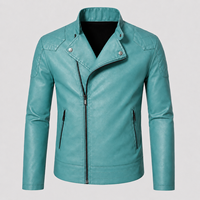 Veste en toile de cuir fine camouflage unisexe de qualité supérieure, col montant, fermeture éclair avant, imperméable, coupe-vent, élégante, décontractée