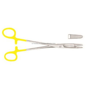 Porte-aiguilles manuels réutilisables A-1 VERITAS Olsen-Hegar 18 cm à pointe T/C, instruments chirurgicaux de suture |   Médical de haute qualité - Product Image 3