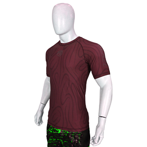 Camiseta de Compresión de Manga Corta con Protección Solar UPF50+ de Alta Calidad para Artes Marciales Mixtas, con Logotipo Personalizado, Spandex, para Gimnasio, Venta al Por Mayor - Product Image 1