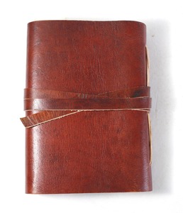 Diario de Cuero Marrón Genuino Vintage, 100 Hojas, Papel de Algodón Reciclado Hecho a Mano, Planificador Semanal de Negocios, Cuadernos a Juego - Product Image 2