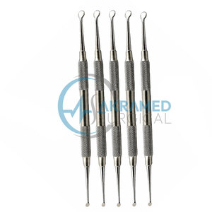 Juego de 5 Elevadores Periósteicos Dentales Premium Molt 4, Instrumentos Quirúrgicos Orales de Doble Extremo, Cureta Ósea, Kit de Instrumentos Quirúrgicos Periodontales - Product Image 6