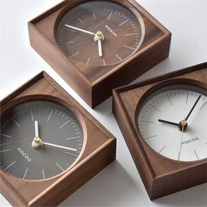 Reloj de Pared de Cuarzo de Madera Vintage, Diseño Clásico Art Deco para Bodas - Product Image 4