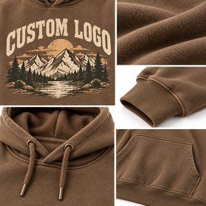 Sudadera con Capucha Unisex Gris Claro, Sudadera Informal de Color Sólido con Cordón, Sudadera Informal de Algodón para Hombre - Product Image 5