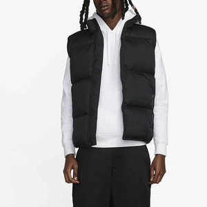 Polyester Filled Nylon Lightweight Quilted Puffer Vest Mens Hooded Workwear Custom Design Quilted Puffer Vests Outerwear - Product Image 2