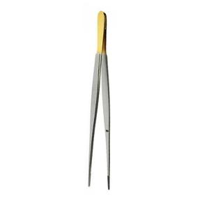 Pinces droites polyvalentes en acier pour instruments chirurgicaux dentaires, manuelles, pour dissection et préhension, en métal et plastique, Shuja Surgico - Product Image 3