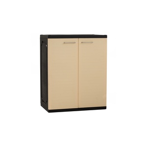 Mueble Zapatero de Dos Puertas para Entrada, Organizador de Almacenamiento con Diseño de Puerta Acanalada, Ahorro de Espacio, Mueble para el Hogar - Product Image 1