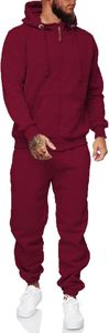Conjunto de Sudadera con Capucha y Pantalones para Hombre, Chándal de Algodón y Felpa, Conjunto Deportivo Informal de Invierno con Logotipo Personalizado al por Mayor - Product Image 2