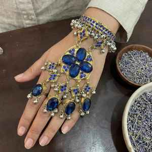 Nuevos Conjuntos de Joyería Vintage Afgana para Mujer, para Compromiso y Boda, Joyería Oxidada Hecha a Mano con Colores Personalizados - Product Image 3