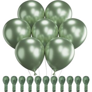 Palloncini Verdi Metallizzati da 12 Pollici, Confezione da 54 per Decorazioni per Feste - Product Image 1