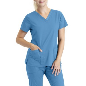 Color Logo Custom Support <b>Doctor</b> Surgical Operating Room Women Medical Nurse Scrubs Stretch Comfortable Plain Scrub Uniform <b>Set</b> - Product Image 1