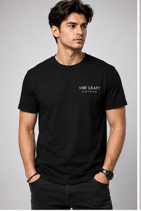 Camiseta de Manga Corta para Hombre, Cuello en V, Corte Regular, Poliéster/Algodón, Color Sólido, Ecológica, Transpirable, Lisa - Product Image 5