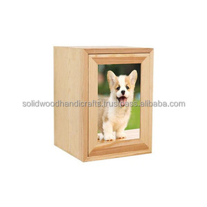 Caja de urna de madera para cenizas de mascotas Urnas de cremación de madera para cenizas de perros y gatos Urnas de recuerdo a bajo precio - Product Image 3