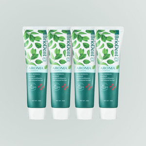 Pasta de dientes coreana K-Beauty Polmedison Briodent Aroma Mint 150g 4 piezas Hecho en Corea - Product Image 5