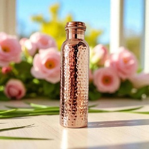 <b>Copper</b> <b>Bottle</b> Detox Water Antibacterial Ayurveda Benefits Wellness Direct <b>Drinking</b> 24-36hr Thermal Insulation Children - Product Image 1