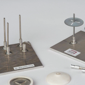 دبابيس عزل ثنائية المعدن لتثبيت القطن العازل على مجاري الهواء، دبابيس تكييف من الألومنيوم العادي - Product Image 4