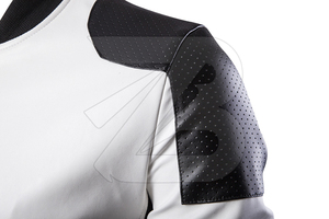 Blouson en cuir pour homme, grande taille, logo personnalisé imprimé, coupe ajustée, ignifuge, séchage rapide, respirant, mode hiver, vente en gros - Product Image 5