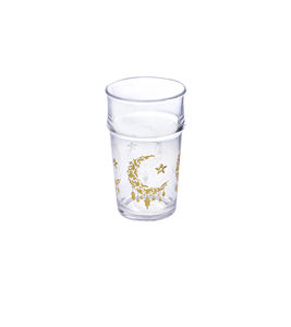 Juego de Vasos de Acrílico Transparente de Alta Calidad con Diseños de Lujo en Dorado para Ramadán - Product Image 3